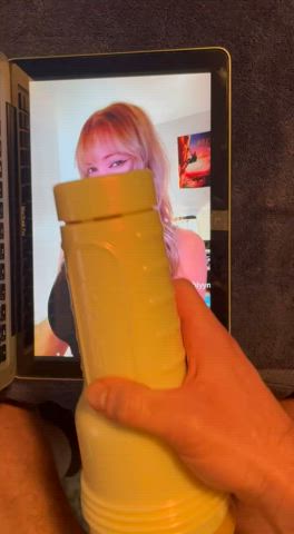 18 years old big tits cumshot fleshlight jerk off tribute gif