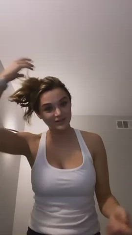 Cute Tease Workout gif