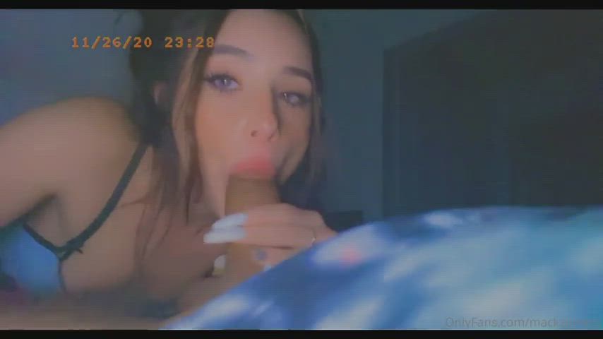 amateur blowjob teen gif