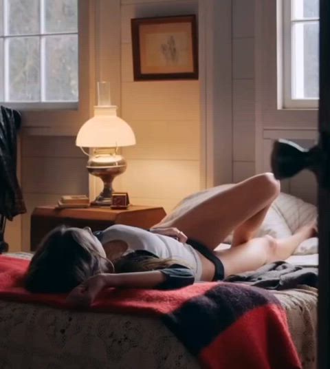 celebrity cute legs natalia dyer panties stomach gif