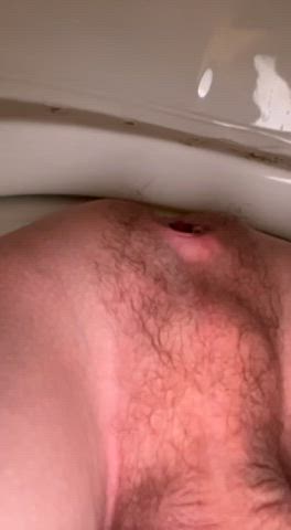 asshole penis toilet gif