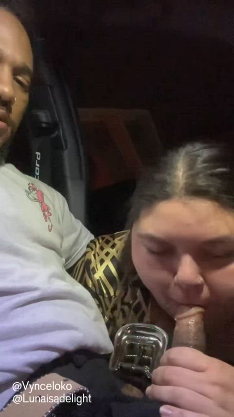 asianhotwife bbc bbw blowjob car car sex deepthroat drooling homemade public gif