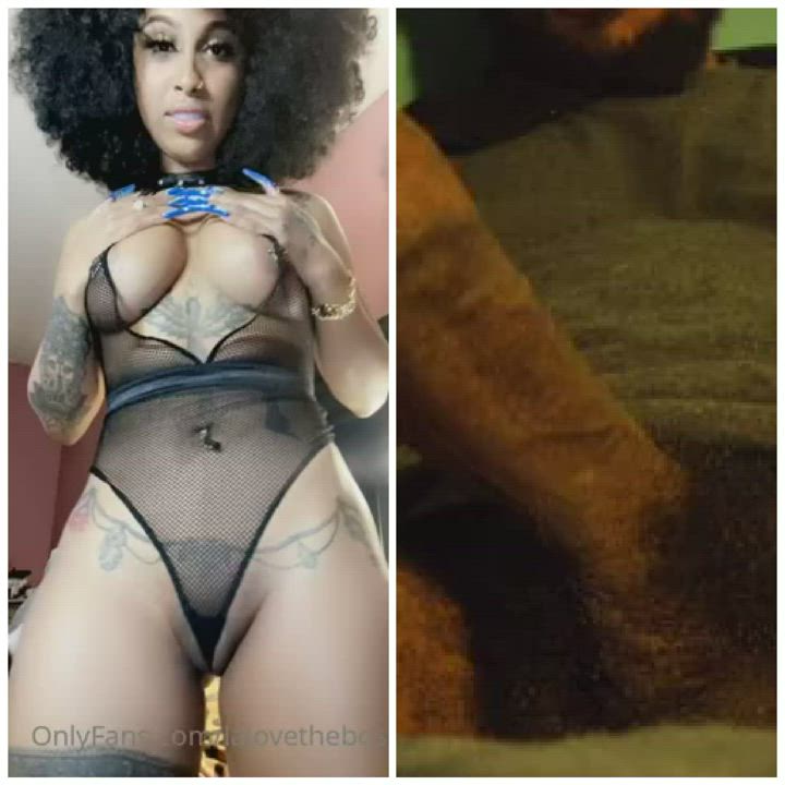 BBC BabeCock Big Dick Ebony Thong Twerking gif