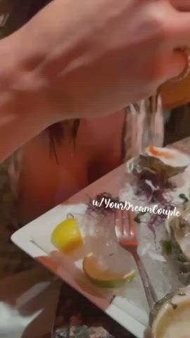 Oysters and tits [GIF]