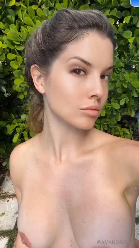 amanda cerny big tits boobs busty nsfw onlyfans solo gif