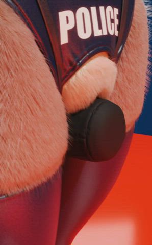 Animation Bunny Grinding Masturbating Piercing Police gif