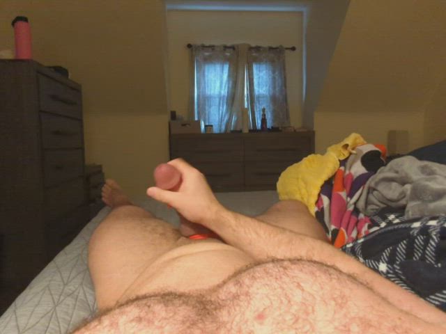 big dick cum male masturbation gif