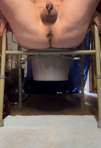 ass cum toilet dirty gif