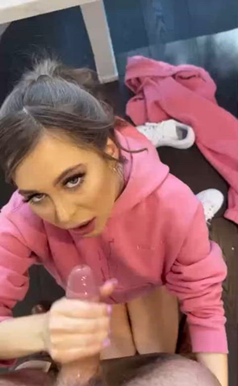 blowjob pov riley reid gif