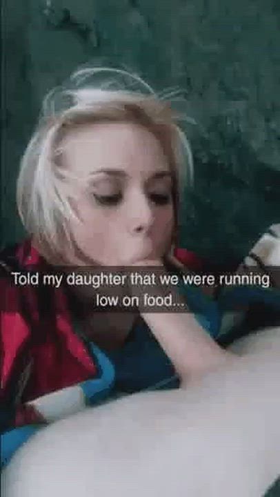 Blowjob Caption Daughter gif