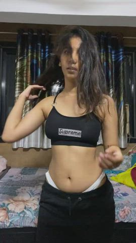 Babe Belly Button Cute Desi gif