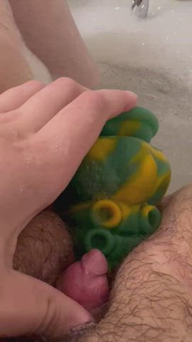 clit clit rubbing dildo tentacles gif