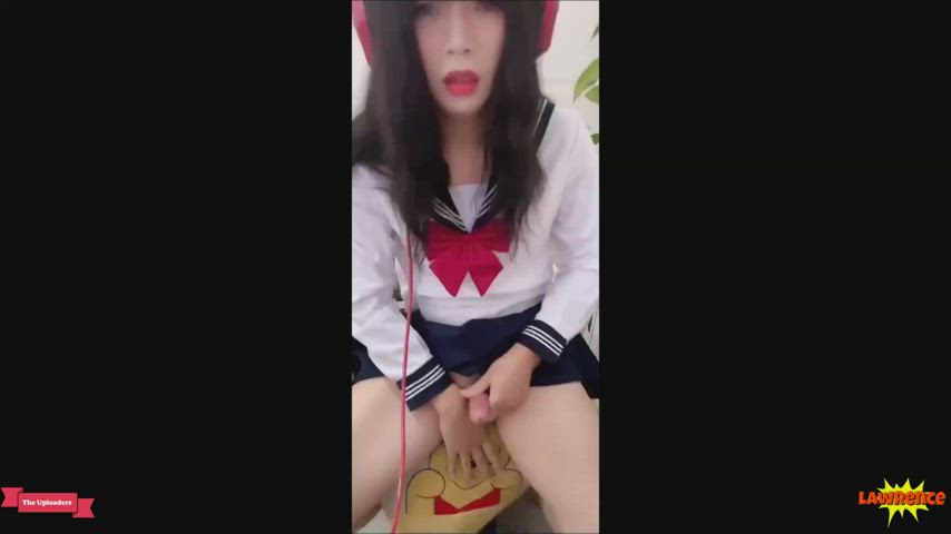 Cum Cumshot T-Girl Trans Webcam gif