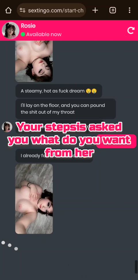 Your stepsis is your new fuckslut