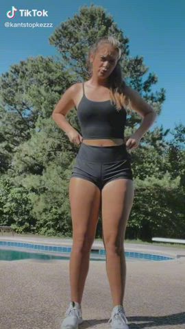 Dancing Gym Pawg Shorts gif