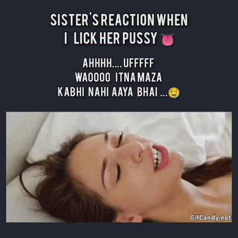 brother caption cousin desi pussy licking sister gif