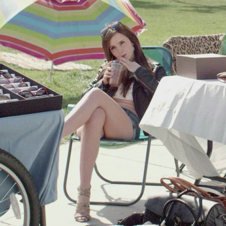 Emma Watson showing off her legs in The Bling Ring