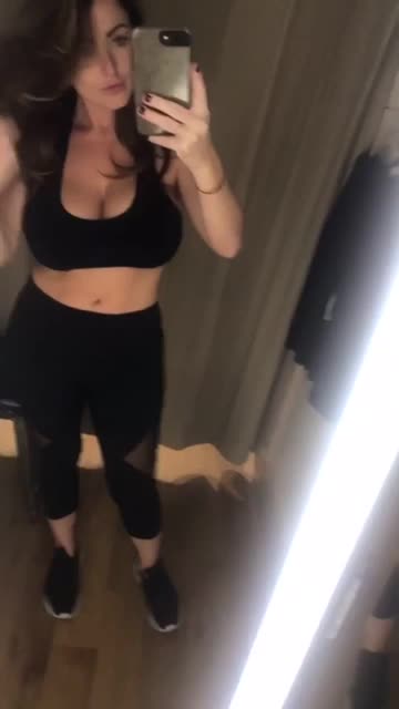 After jog titty drop