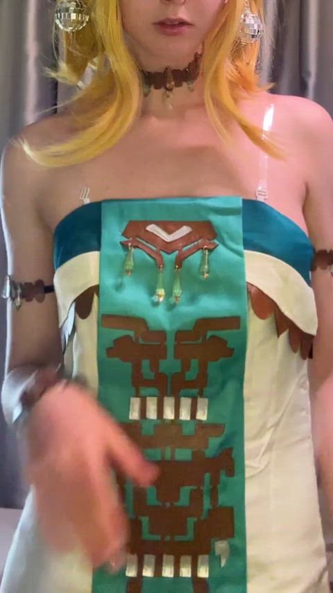 cosplay nsfw princess zelda teen tiktok gif