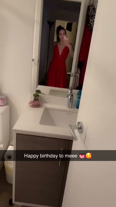 big ass birthday brunette dress onlyfans sexy tattoo gif