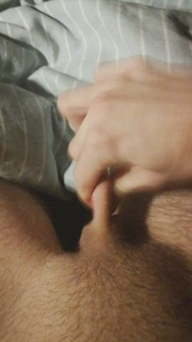 Jerking off before bedtime