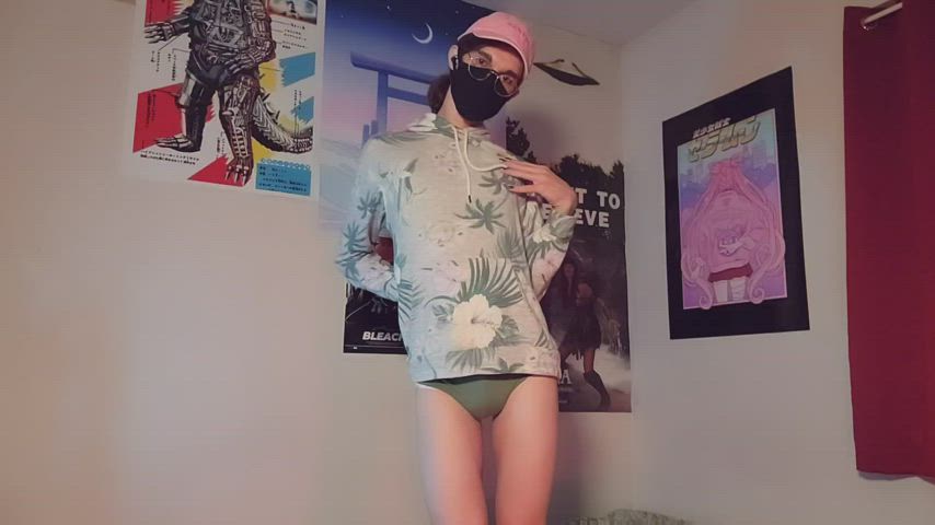 femboy panties tease gif