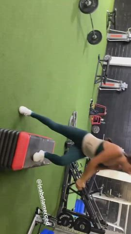 Celebrity Spandex Workout gif