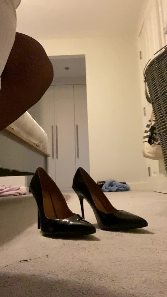 I love slipping on a good pair of heels.