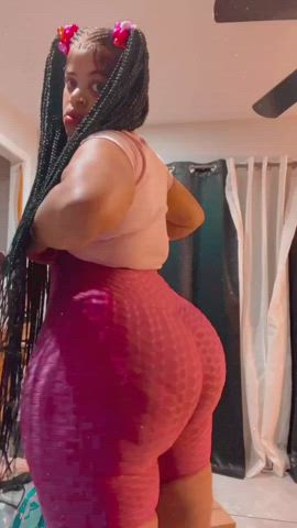 big ass booty ebony twerking gif