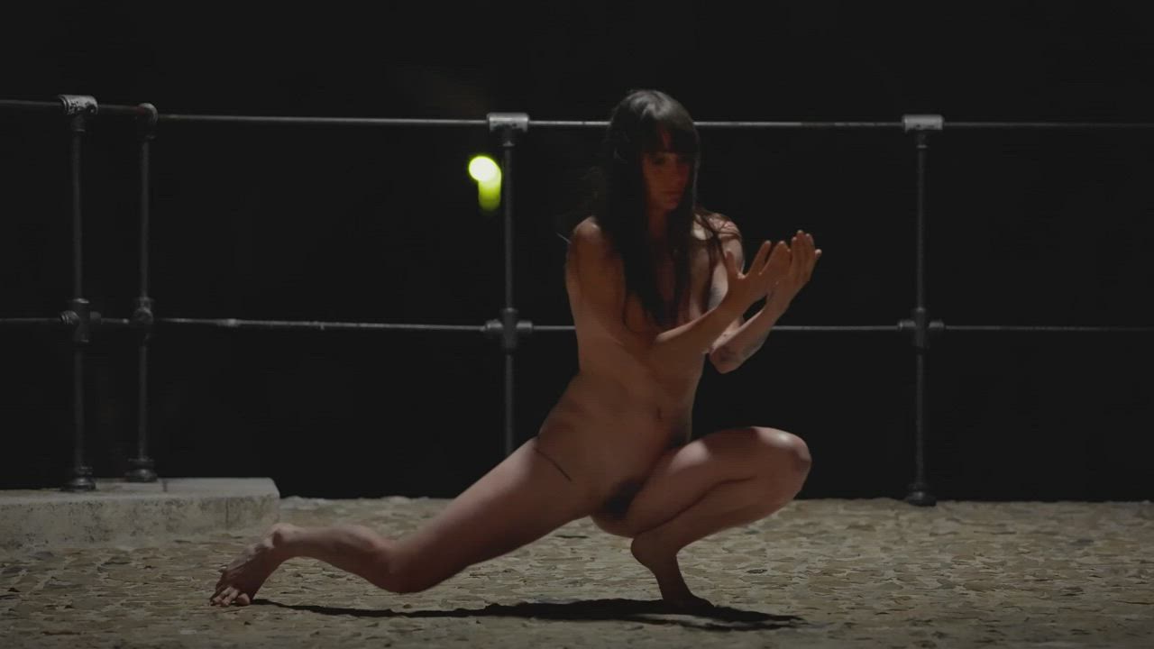 French Nude Art Public gif