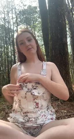 who doesn’t want to fuck a redhead in the woods