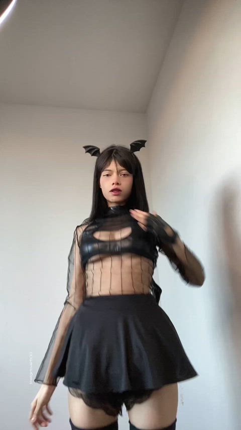 brazilian cosplay teen gif