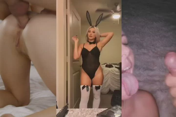 anal babecock bunny cum cum in mouth cumshot deep penetration facial trans gif