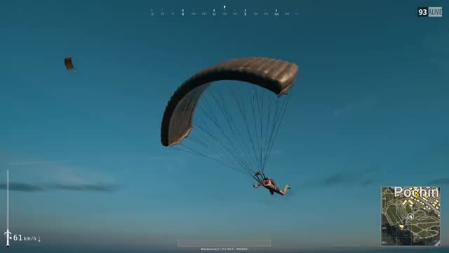 Had a dance-off with a guy landing near me
