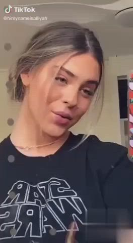 Loop TikTok Tongue Fetish gif