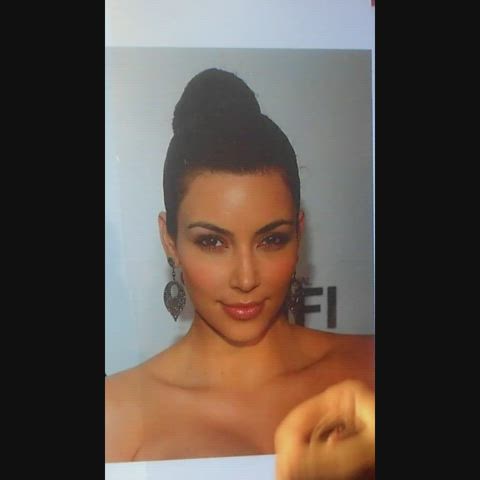 Cum tribute for goddess of cum Kim Kardashian