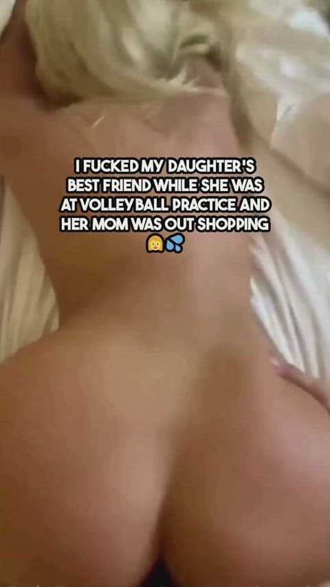 My Daughter's Hot Blonde Friend Has a Sexy Piece of Ass