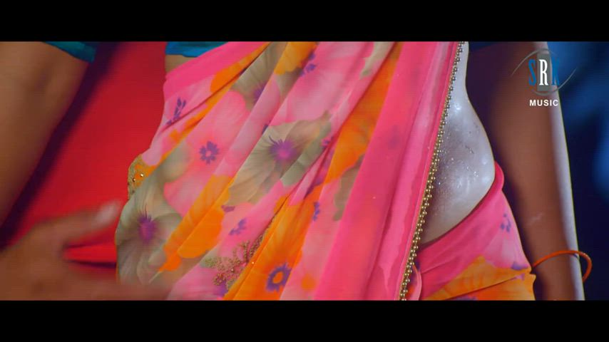 indian saree seduction gif