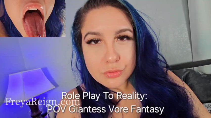 Role Play To Reality: POV Giantess Vore Fantasy