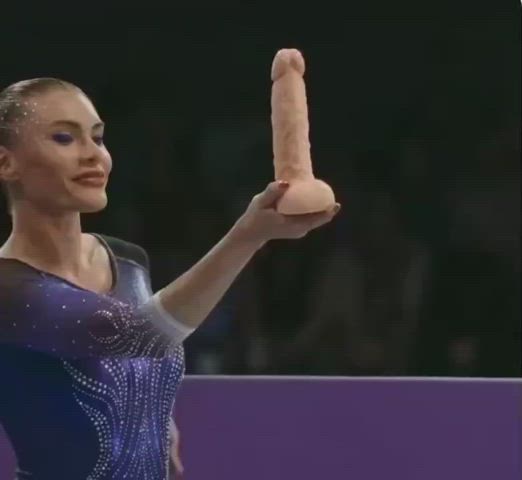 dildo funny gymnast r/nsfwfunny funny-porn gif