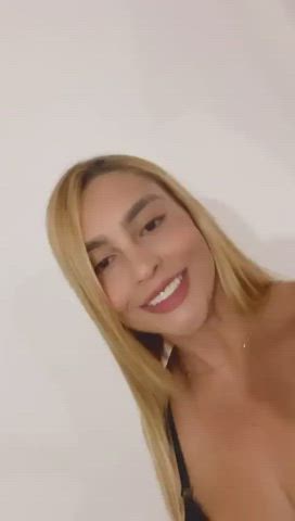 boobs latina smile gif