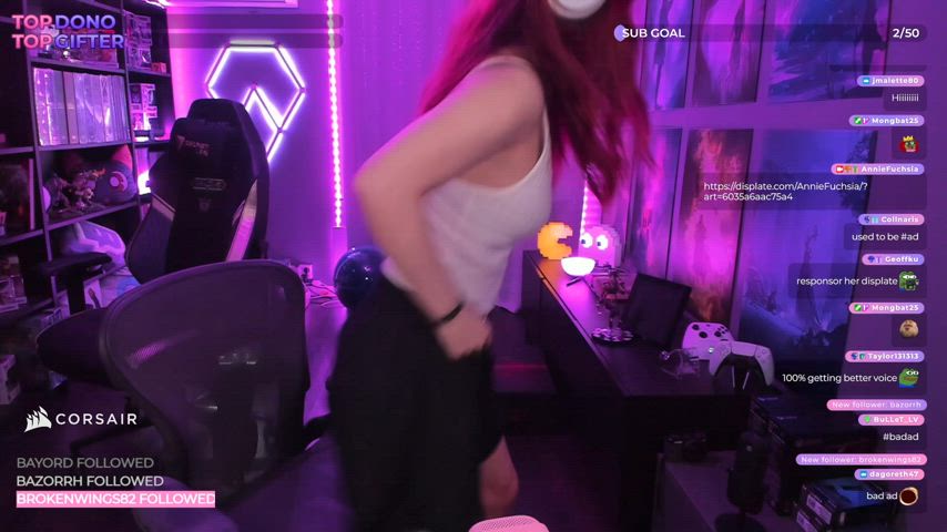 cute natural tits redhead turkish gif