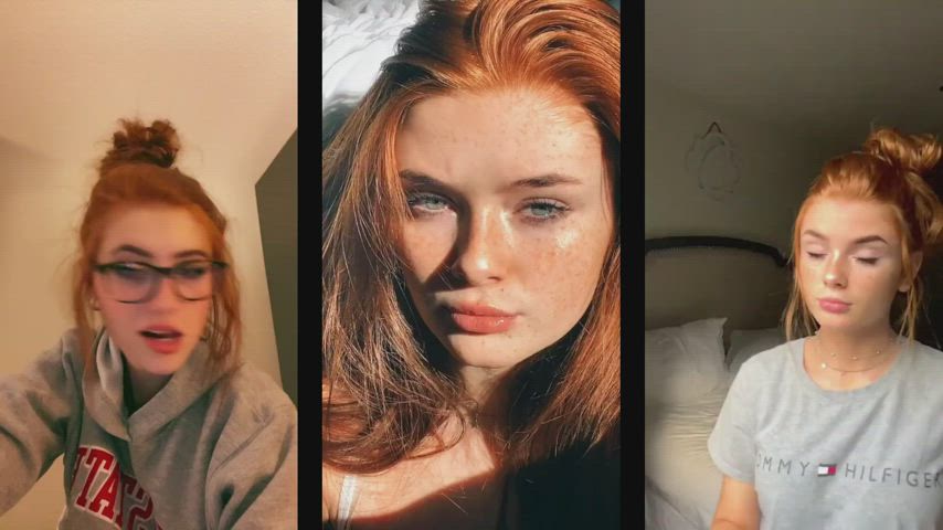 Redhead BBC split screen