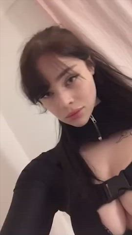 Brunette Girls TikTok gif