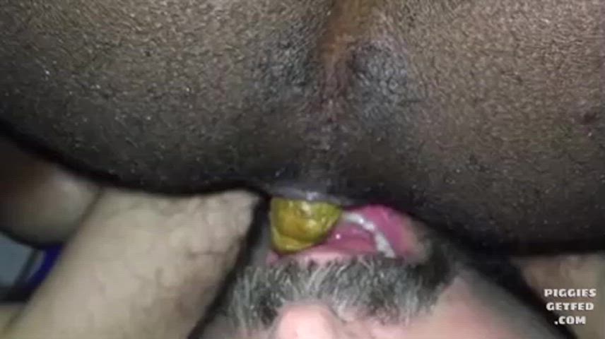 Swallowing shitpig