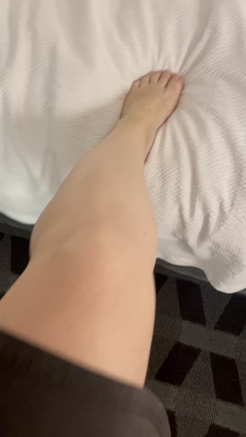 hotel legs tease gif