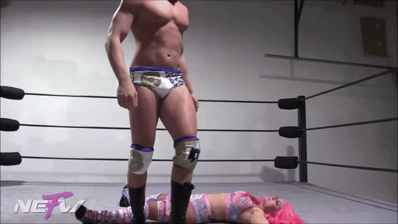 mexican mixed wrestling wrestling pink hair gif