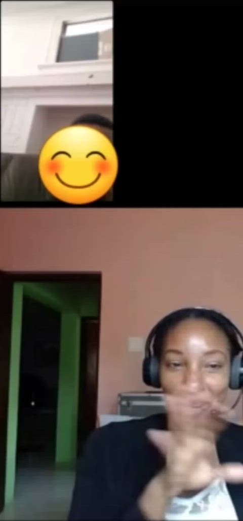 ebony male masturbation watching webcam gif