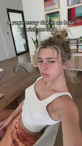 cute sissy teen tiktok gif