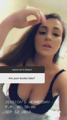 boobs cleavage tits gif